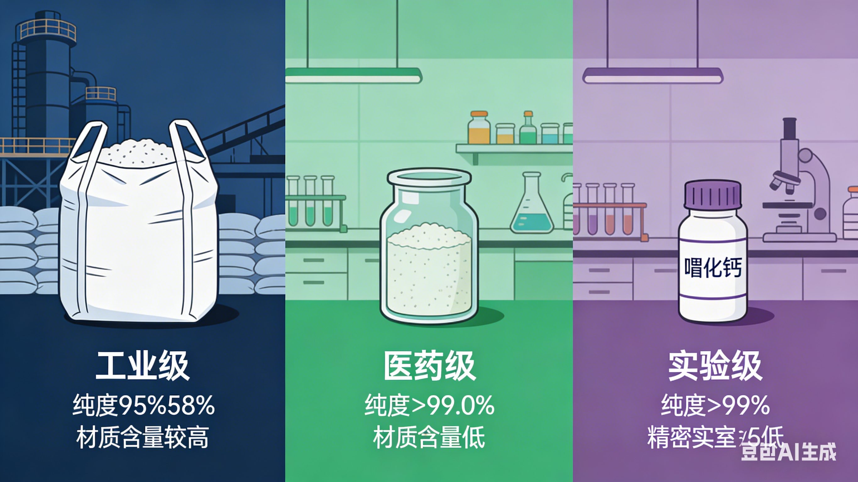 溴化鈣固體選購(gòu)指南：工業(yè)級(jí)、醫(yī)藥級(jí)、實(shí)驗(yàn)室級(jí)的區(qū)別